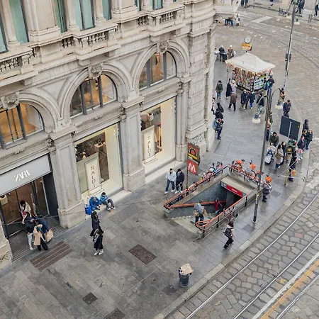 Bilocale In Piazza Duomo 4pax شقة ميلان